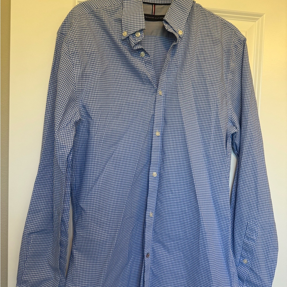 Tommy Hilfiger Blue Checkered Shirt